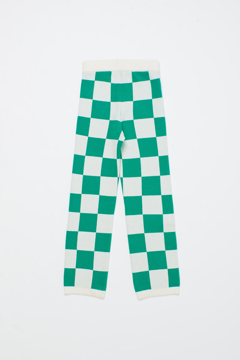 DAMA KNIT TROUSER GREEN