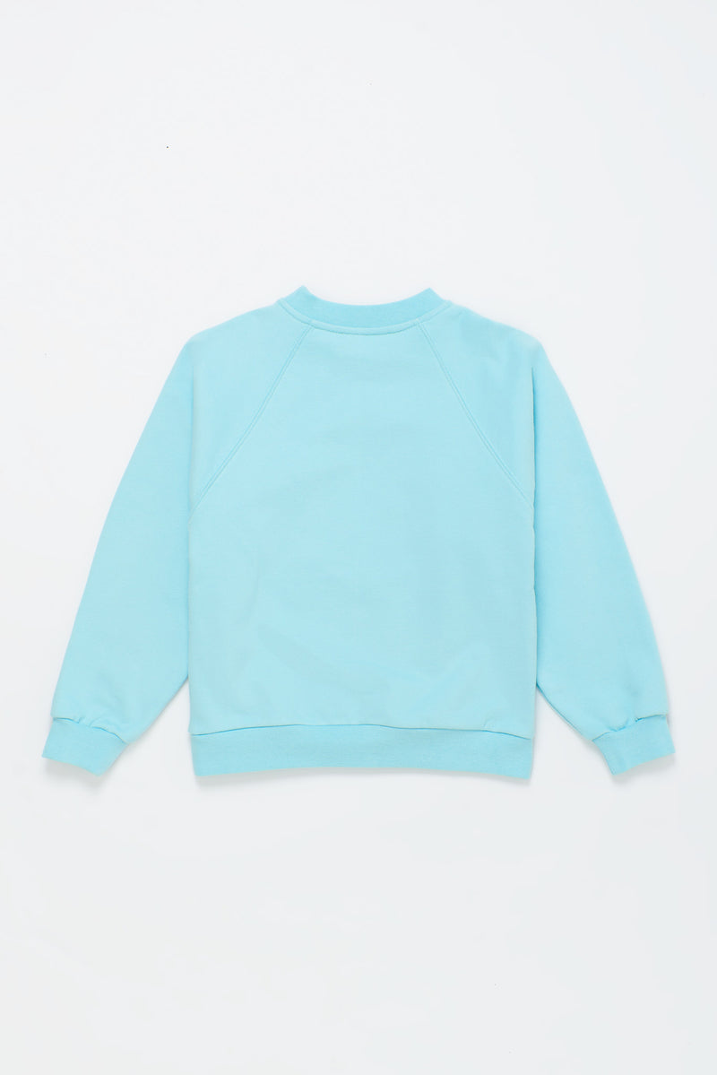 FLYING PIG SWEATSHIRT LIGHT BLUE