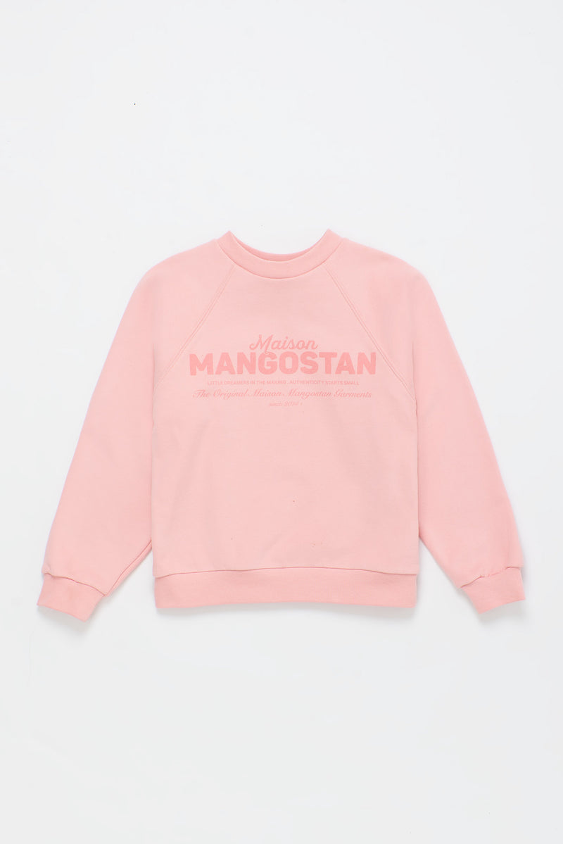 THE ORIGINAL LOGO SWEATSHIRT PINK