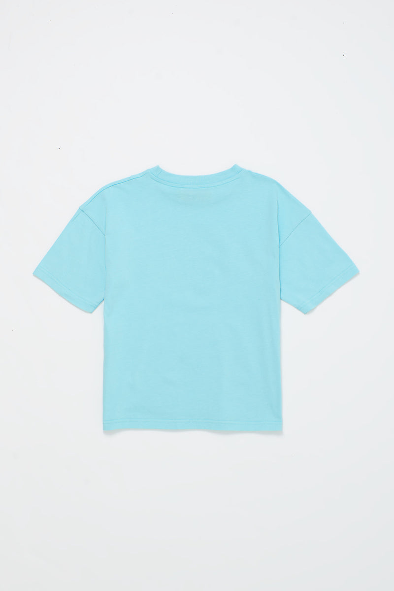 FLYING PIG T-SHIRT LIGHT BLUE