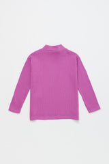 LOGO EMBRODERY TOP LIGHT PURPLE