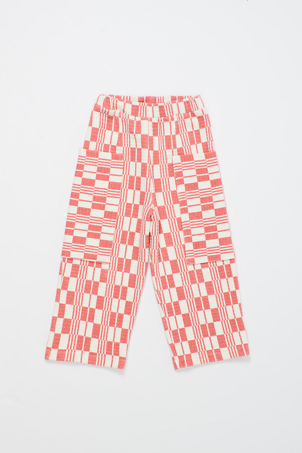 BLANKET TROUSER RED/WHITE Adult