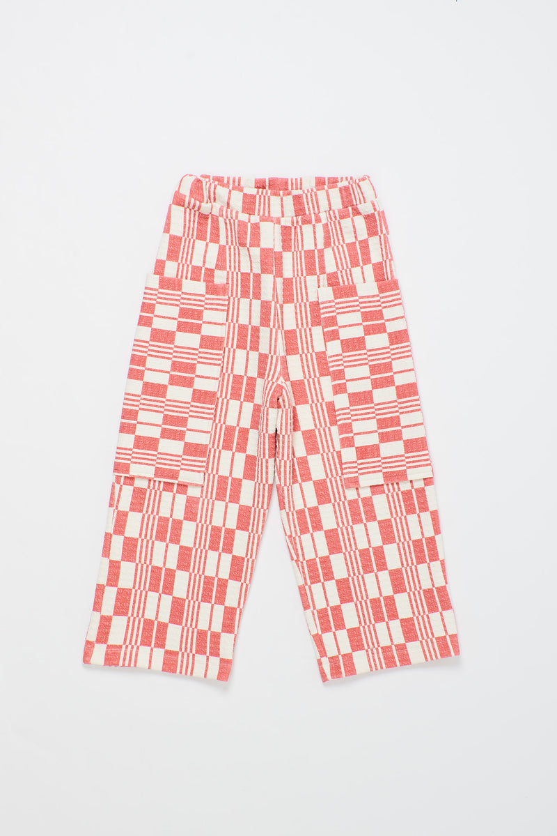 BLANKET TROUSER RED/WHITE