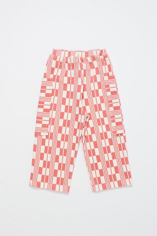 BLANKET TROUSER RED/WHITE Adult