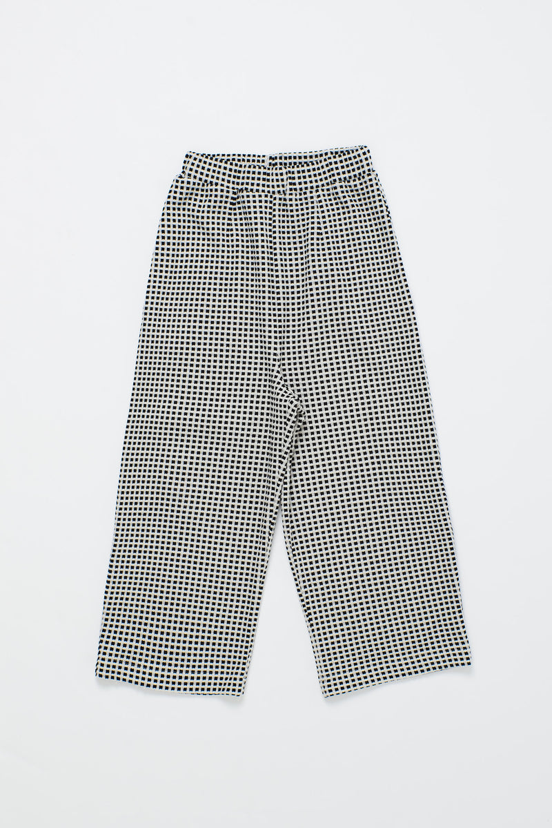 CHECK TROUSER BLACK/WHITE