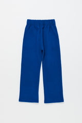 RABBIT EMBROIDERY SWEATPANT BLUE