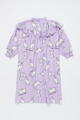 RABBIT DRESS LILAC