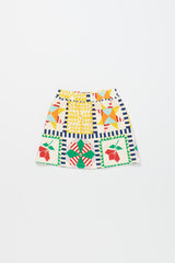 PATCHWORK SKIRT MULTICOLOR