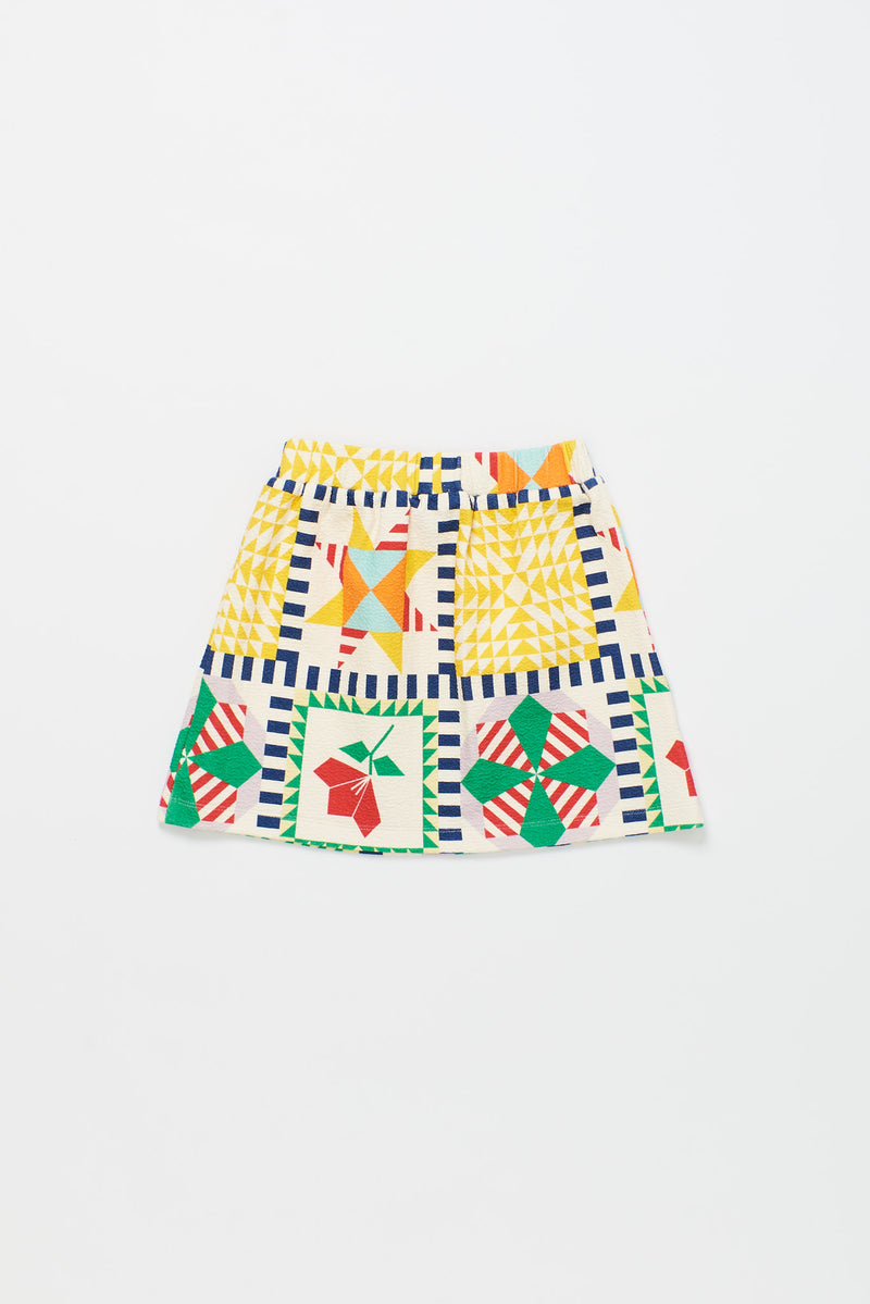 PATCHWORK SKIRT MULTICOLOR