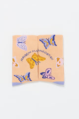 BUTTERFLIES SHORT SOCK BEIGE