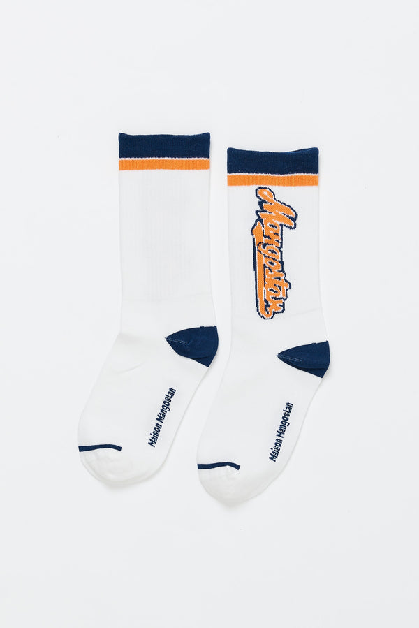 MANGOSTAN TEAM KURZE SOCKEN WEISS 