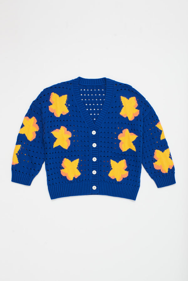 CARAMBOLA KNIT JACKET BLUE