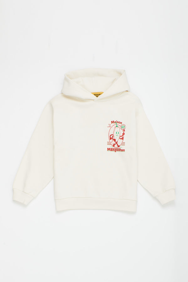 HEIßER HOODIE CLOUDY WEISS