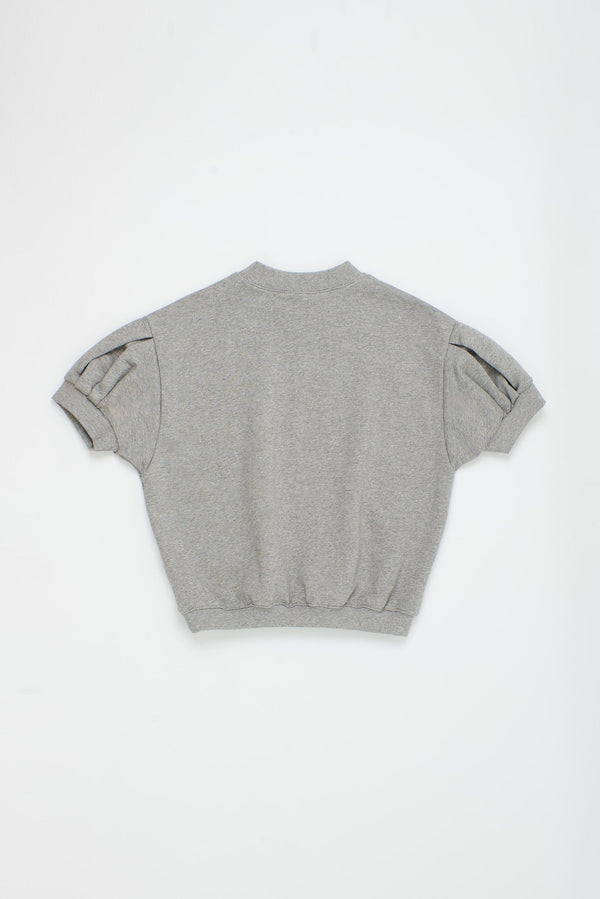 SUDADERA MANGOSTAN GRIS MELANGE 