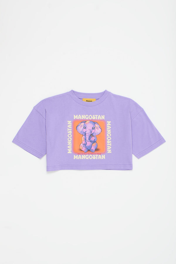 CAMISETA ELEFANTE DULCE LILA