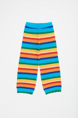 MULTISTRIPES KNIT TROUSERS MULTICOLOR