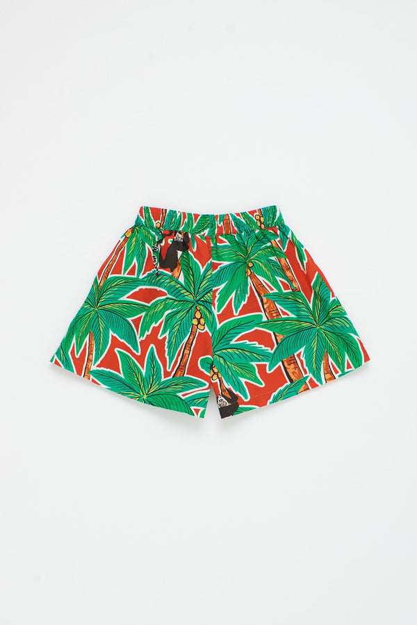 MONKEY FOREST SHORT RED