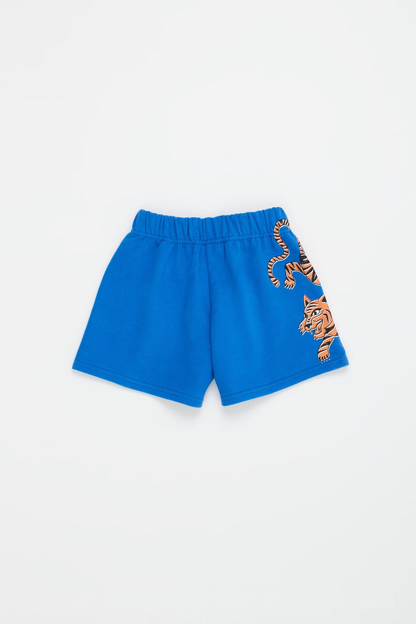 TIGER SWEATSHORT BLUE