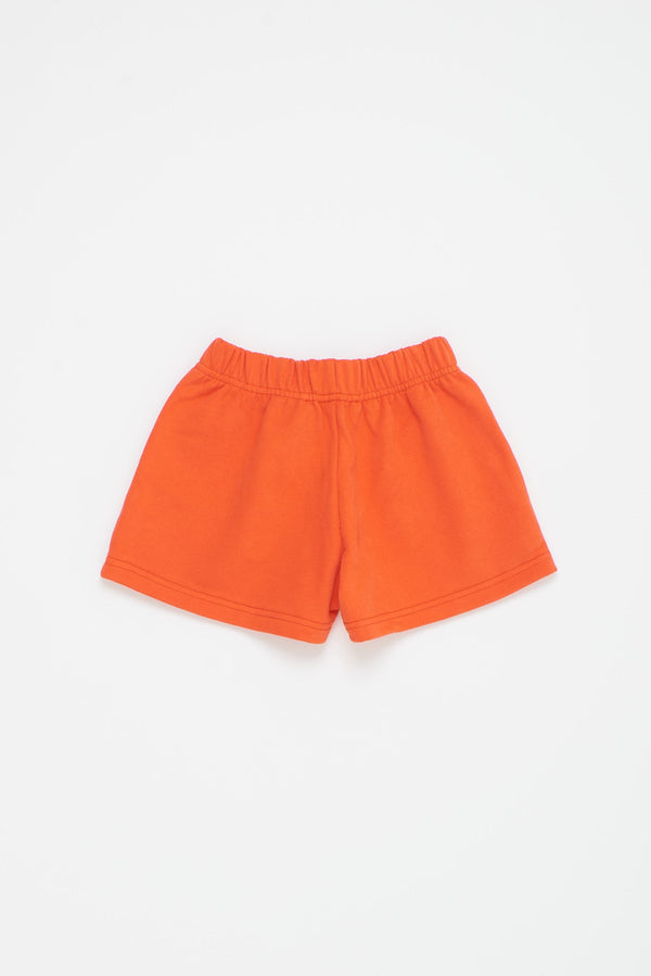 SWEATSHORT MIT AFFENLOGO ROT