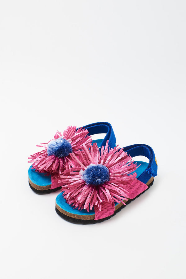 SONNENBLUMEN-SANDALEN ROSA