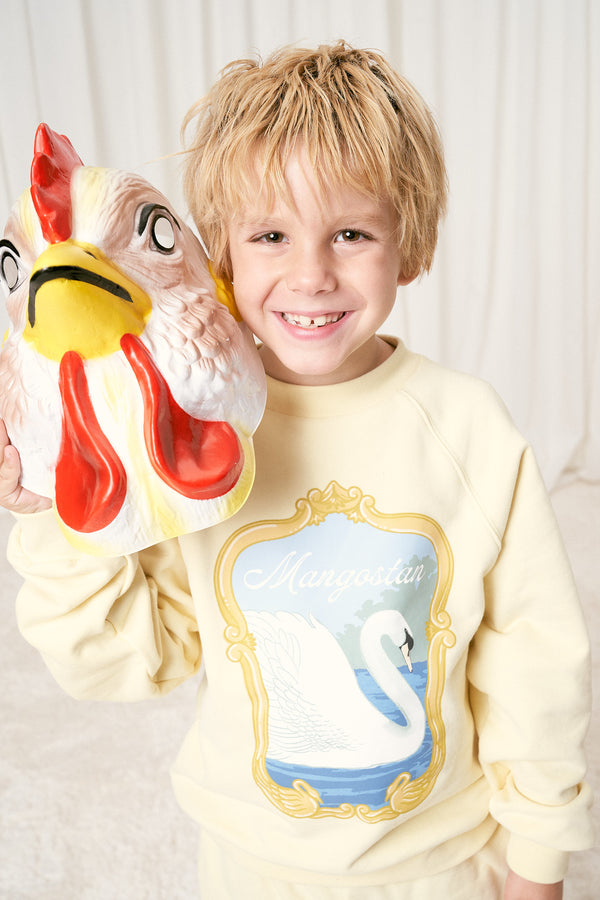 SWEATSHIRT SWAN VANILLE 